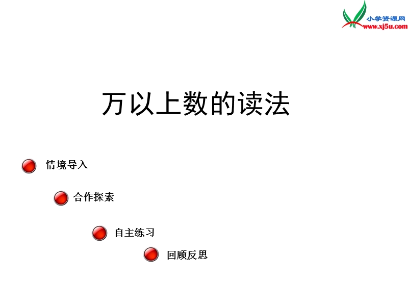 四年级数学上册 第一单元《大数知多少 万以上数的认识》（第1课时）课件 青岛版.ppt_第1页