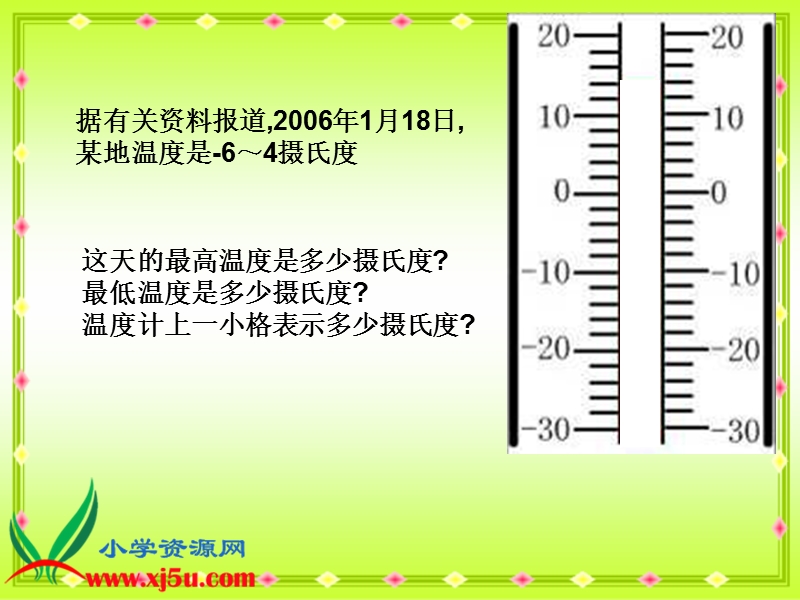 （青岛版五年制）四年级数学下册课件 正负数 1.ppt_第3页