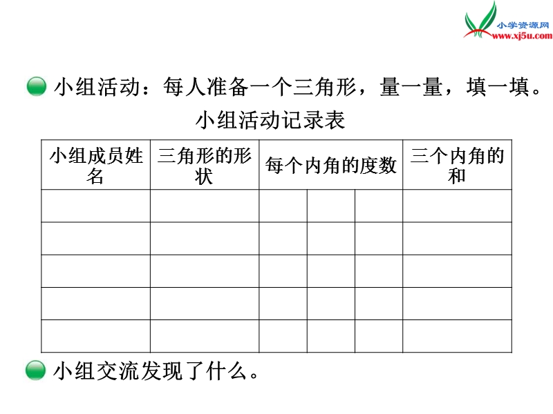 2017年（北师大版）四年级数下册第二单元 三角形内角和.ppt_第3页