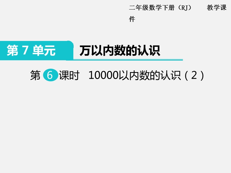 二年级下数学课件第6课时  10000以内数的认识（2）人教新课标（2014秋）.ppt_第1页