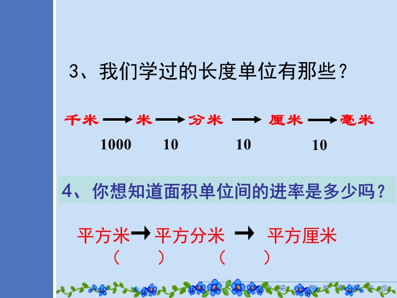 （北京课改版）三年级下册数学第五单元3-面积单位间的进率 (1).ppt_第3页