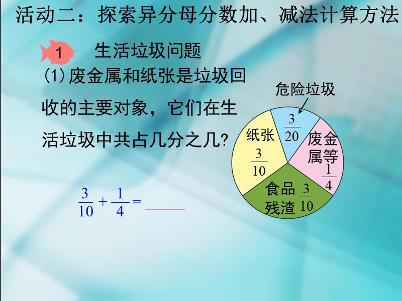 （北京课改版）五年级下册数学第五单元2--异分母分数加减法.ppt_第3页