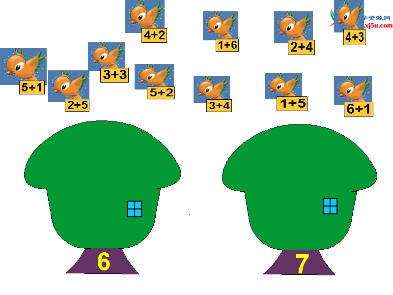 （人教新课标）一年级数学上册 5.2 6和7的加减法课件.ppt_第3页