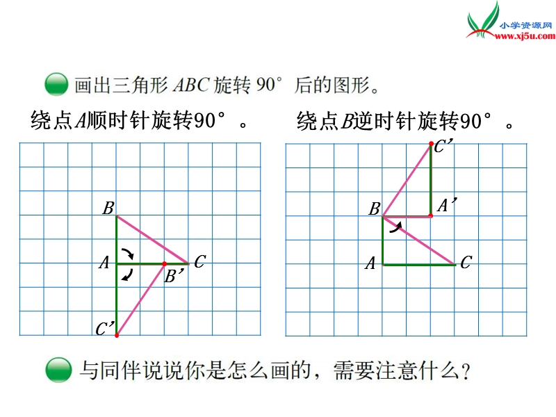 2017年（北师大版）六年级数下册第三单元 图形的旋转（二）.ppt_第3页