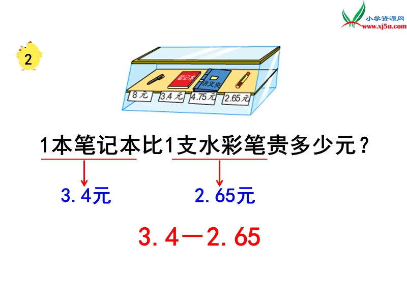 （苏教版）五年级数学上册第四单元 第2课时 小数的加减法（2）.ppt_第3页