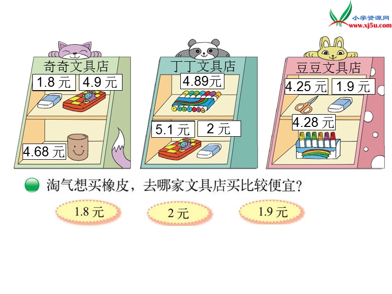 2016秋（北师大版）三年级上册数学课件第八单元 货比三家.ppt_第3页