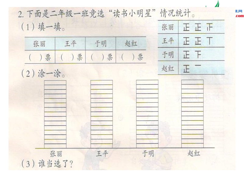 2016春青岛版数学二下第九单元《我是体育小明星 数据的收集与整理一》课件2.ppt_第3页