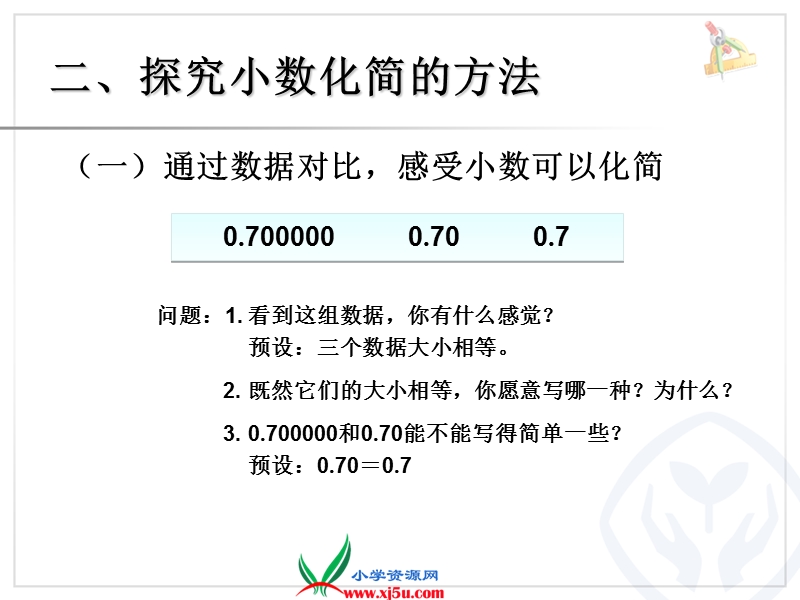 （人教新课标）2015年春四年级下册数学第四单元《小数的性质例3、例4ppt课件》.ppt_第3页