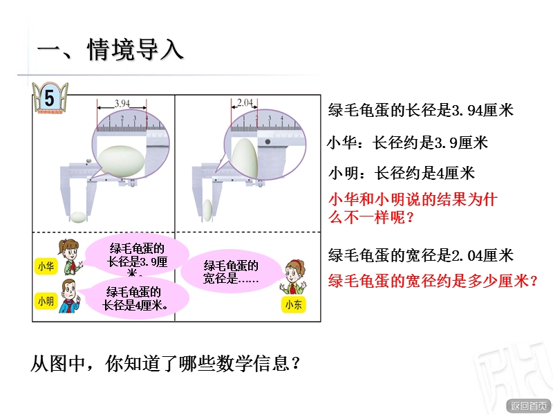 2016春青岛版数学四下第八单元《我锻炼 我健康》（求小数的近似数）课件.ppt_第2页