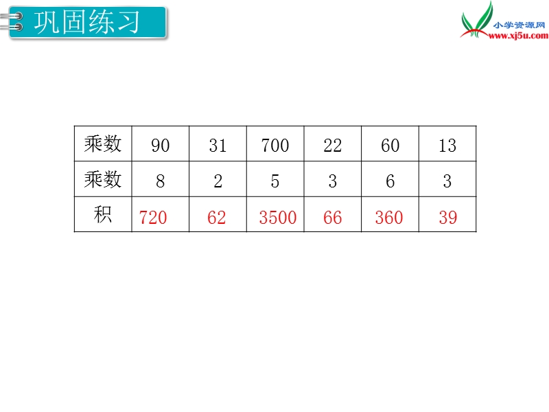 【人教新课标】2017秋三年级数学上册课件第6单元 第2课时 练习课.ppt_第3页