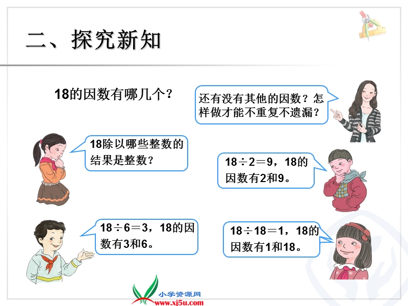 （人教新课标）2015年春五年级下册数学第二单元《因数与倍数例2课件ppt》.ppt_第3页