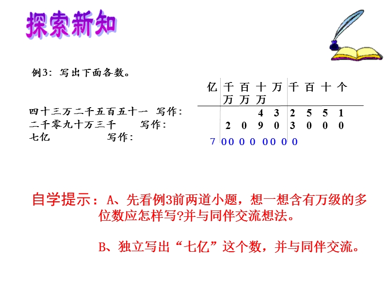 2017秋（西师大版）四年级数学上册 第二单元 多位数的认识《多位数的写法及大小比较》课件.ppt_第3页