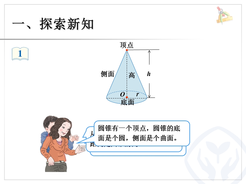 （北京课改版）数学六年级下册第一单元4 圆锥的认识-例1.ppt_第3页