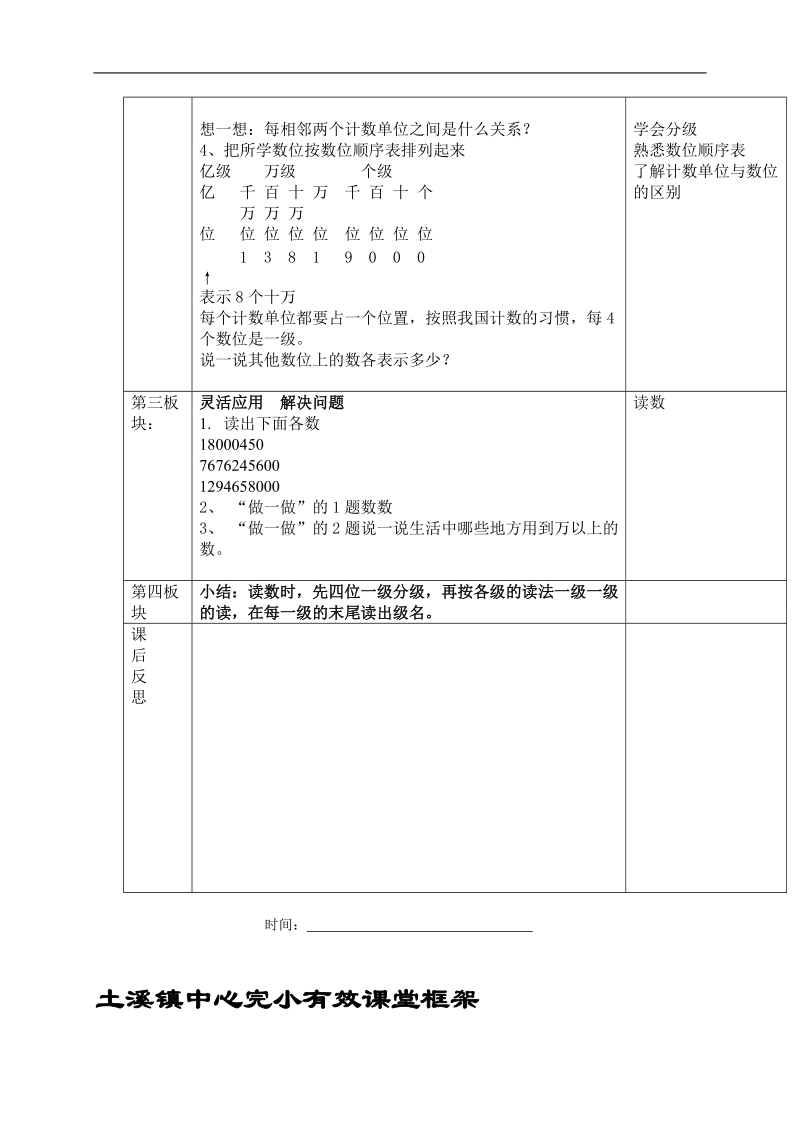 （人教新课标）四年级数学上册教案 亿以内数的认识3.doc_第2页