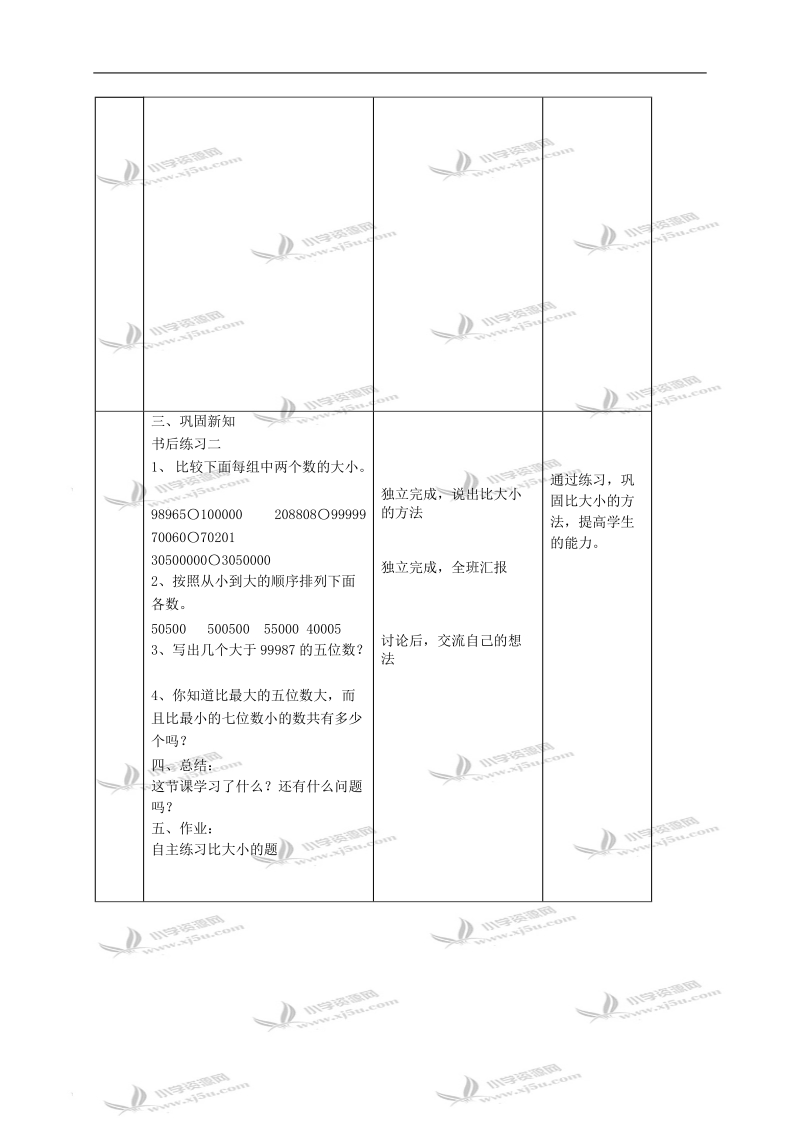 （人教新课标）四年级数学教案 亿以内数的大小比较.doc_第2页