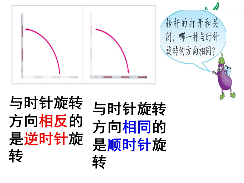 （青岛版）2014年秋五年级数学上册 第二单元 图形的旋转 课件3.ppt_第3页