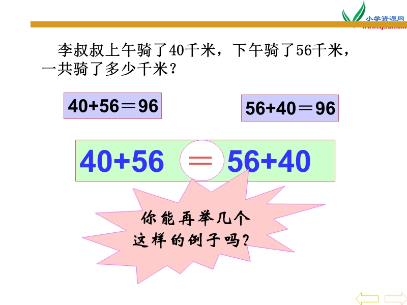 2017秋（西师大版）四年级数学上册 第三单元 多位数的加减法《加法运算定律》课件.ppt_第3页