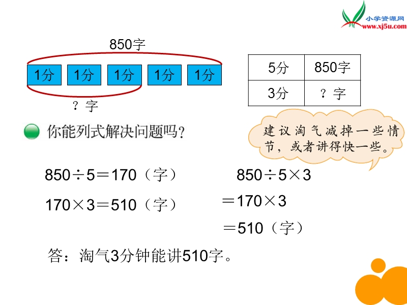 北师大版（2014秋）三年级下册数学：第1单元除法《讲故事》课件.ppt_第3页