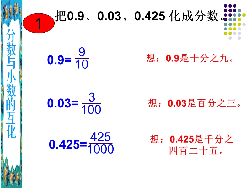 （北京课改版）五年级下册数学第四单元6-分数与小数的互化 (1).ppt_第3页