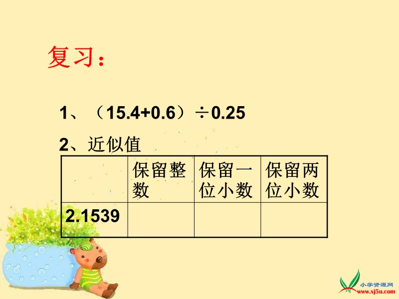 （冀教版） 2015秋五年级数学上册 《循环小数》ppt课件2.ppt_第1页