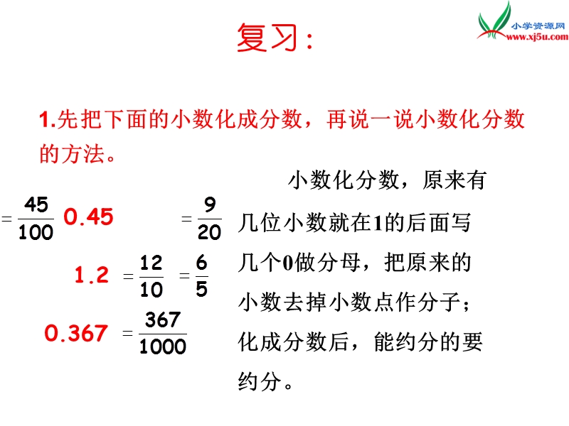 （青岛版）2014年秋六年级数学上册 第七单元 百分数和分数、小数的互化课件3.ppt_第3页