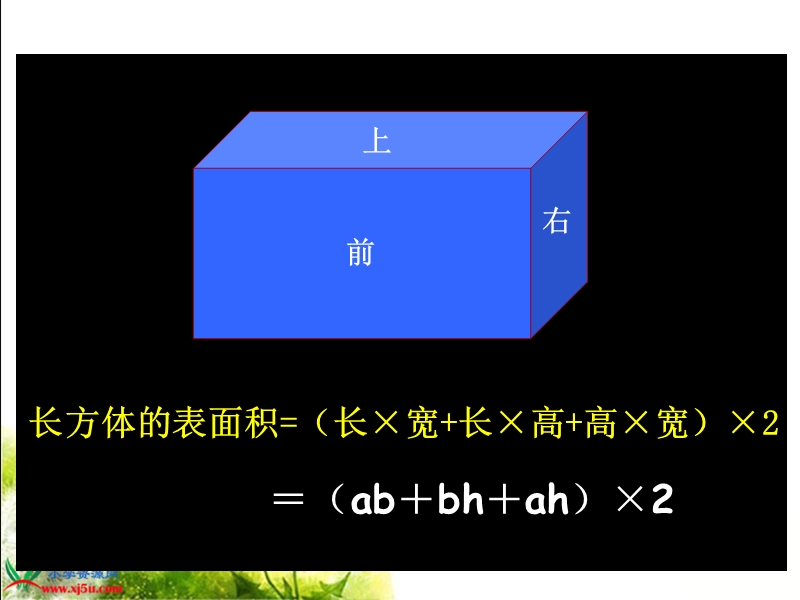 （人教新课标）五年级数学下册课件 长方体和正方体的表面积6.ppt_第3页