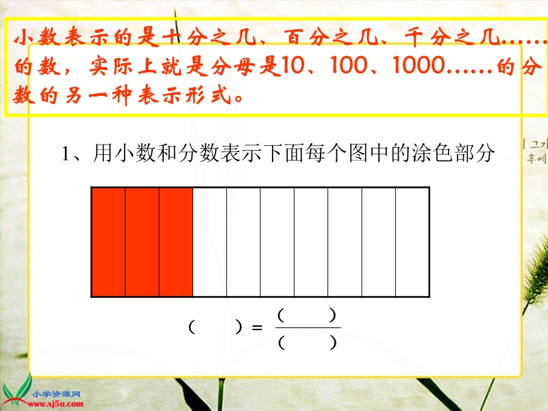 （人教新课标）五年级数学下册课件 分数和小数的互化 2.ppt_第3页