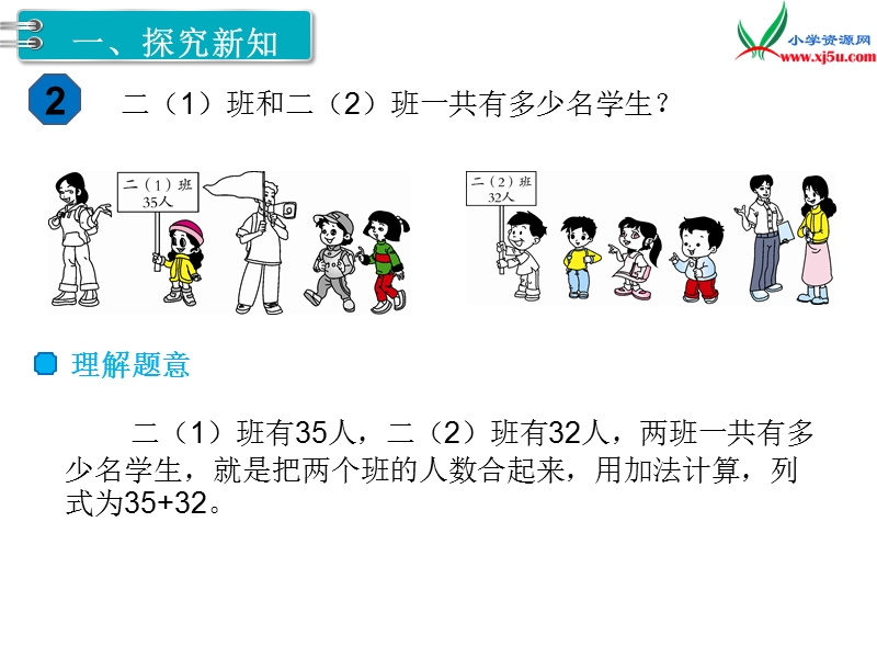 【人教新课标】2017秋二年级数学上册课件第2单元 第2课时 不进位加（2）.ppt_第2页