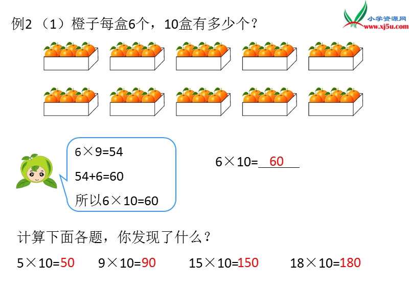 2017年（人教版）三年级数学下册第4单元第2课时 口算乘法（2）.ppt_第2页