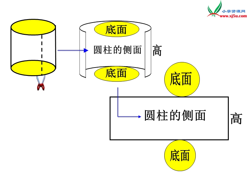 2017年（人教版）六年级数学下册第3单元1.圆柱 第2课时 圆柱的表面积.ppt_第3页