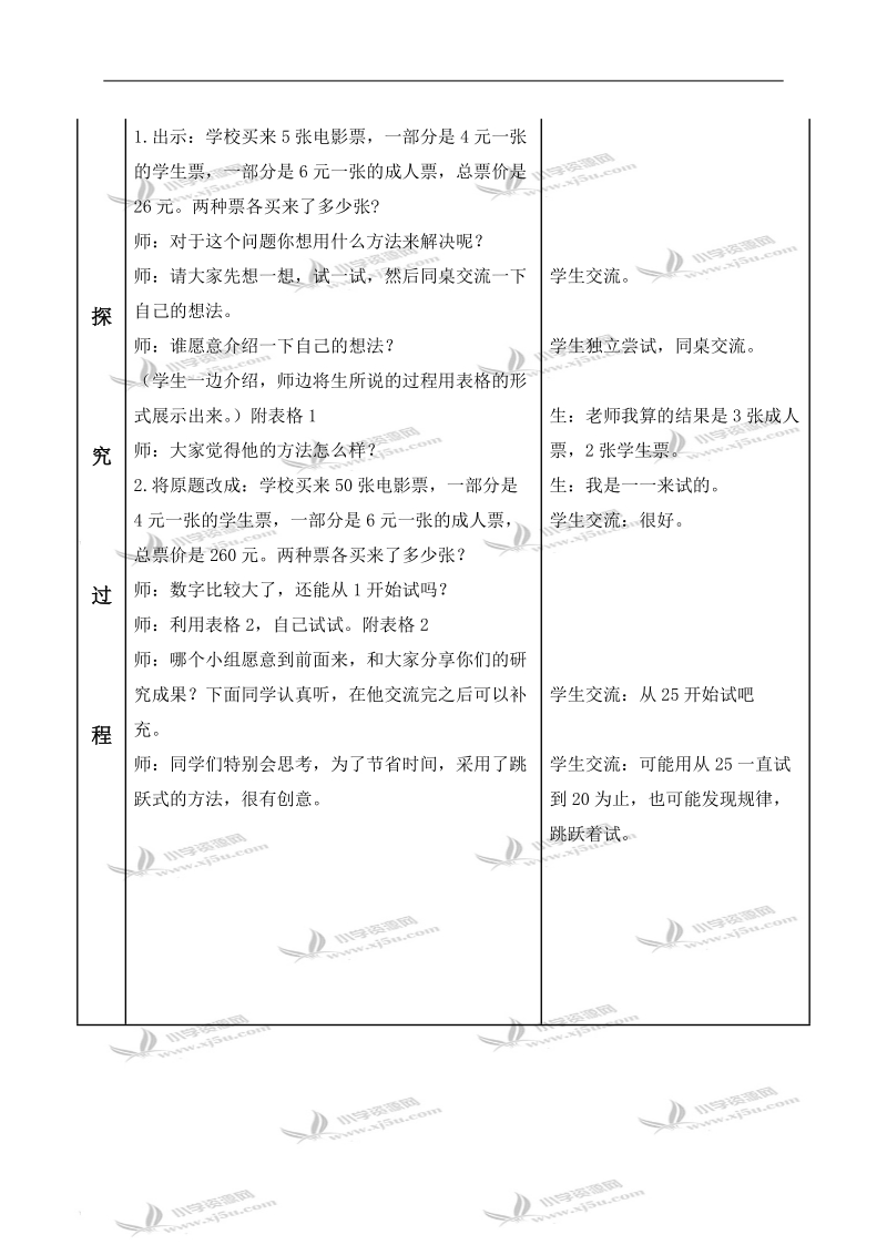 （青岛版）六年级数学上册教案 数学与生活（1）.doc_第2页