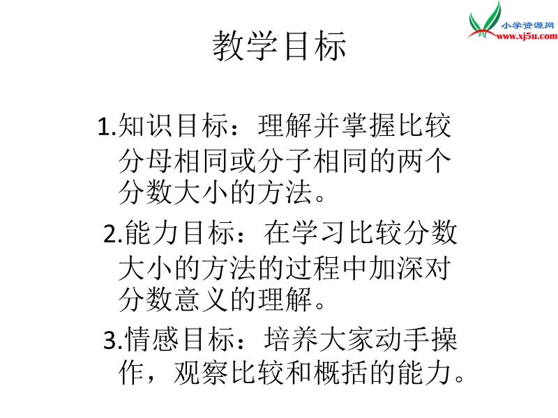 2017秋北师大版数学五年级上册第五单元《分数的大小》ppt课件2.ppt_第2页