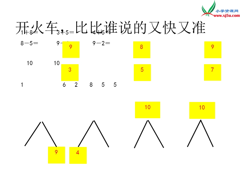 小学（苏教版）一年级上册数学课件第八单元 课时9（得数是10的加法和相应的减法）.ppt_第2页