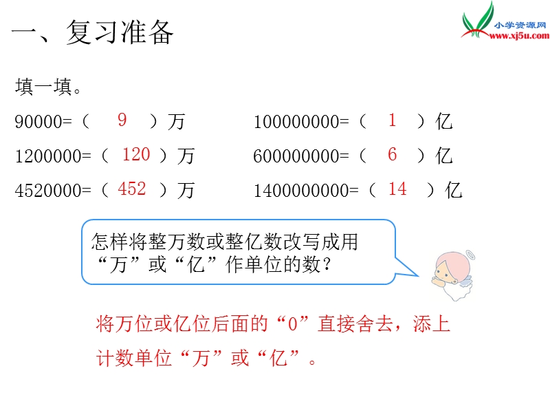 （人教新课标）2016春四年级数学下第4单元第11课时  数的改写.ppt_第3页