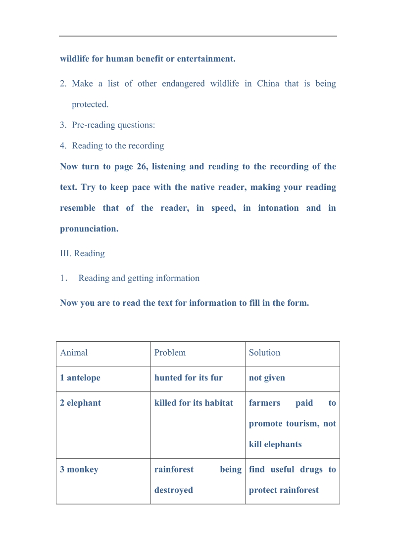 《wildlifeprotection》教案9（新人教必修2）.doc_第3页