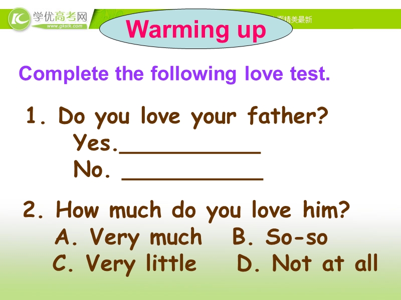 2017年高中英语人教版选修10课件： unit2 warming-up and reading .ppt_第2页