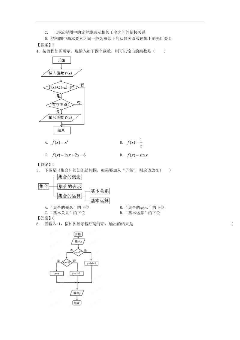 贵州省兴义四中高三数学一轮复习单元测试：框图.doc_第2页