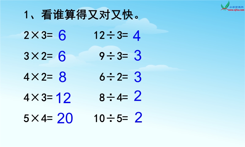 （苏教版 2014秋）二年级数学上册  4.5《乘法口诀求商》ppt课件1.ppt_第2页