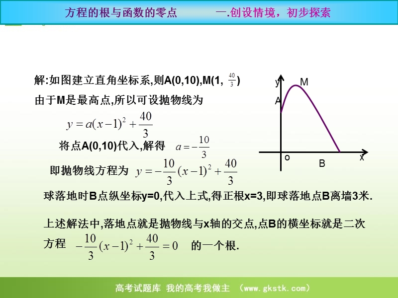 【人教a版】高一数学必修一精品课件：3.1.1《方程的根与函数的零点》.ppt_第3页