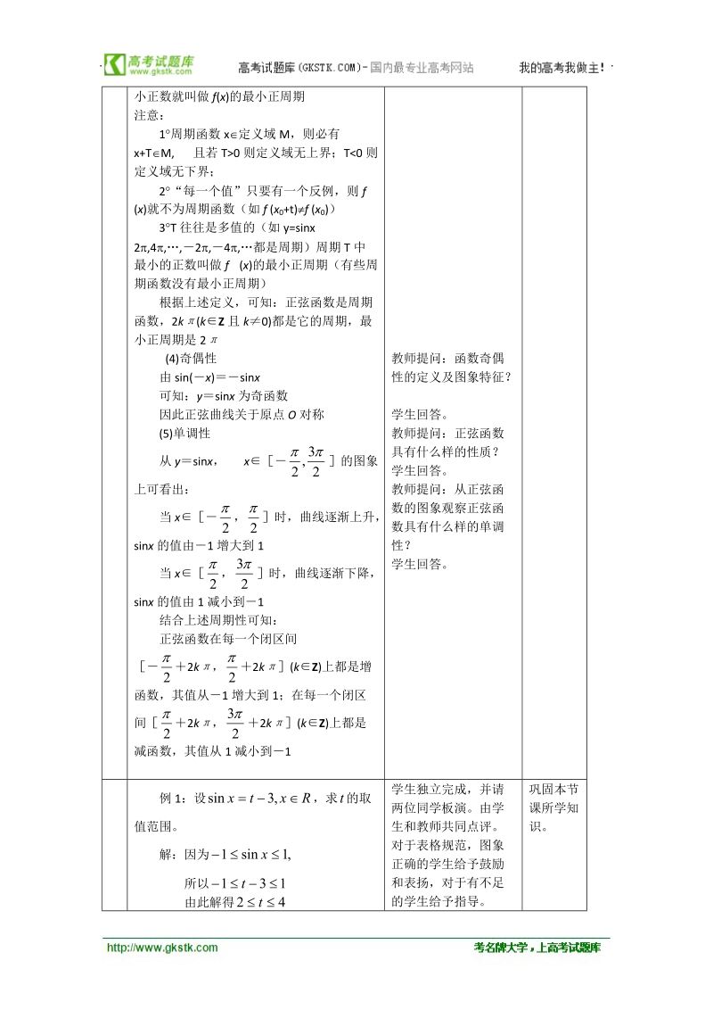 数学：1.3.1《正弦函数的图像与性质》教案（5）（新人教b版必修4）.doc_第3页