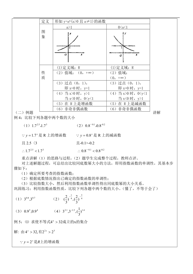 《指数函数》教案16（苏教版必修1）.doc_第2页