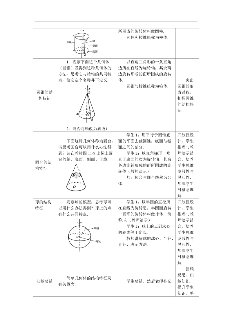 《空间几何体的结构》教案2（新人教a版必修2）.doc_第3页