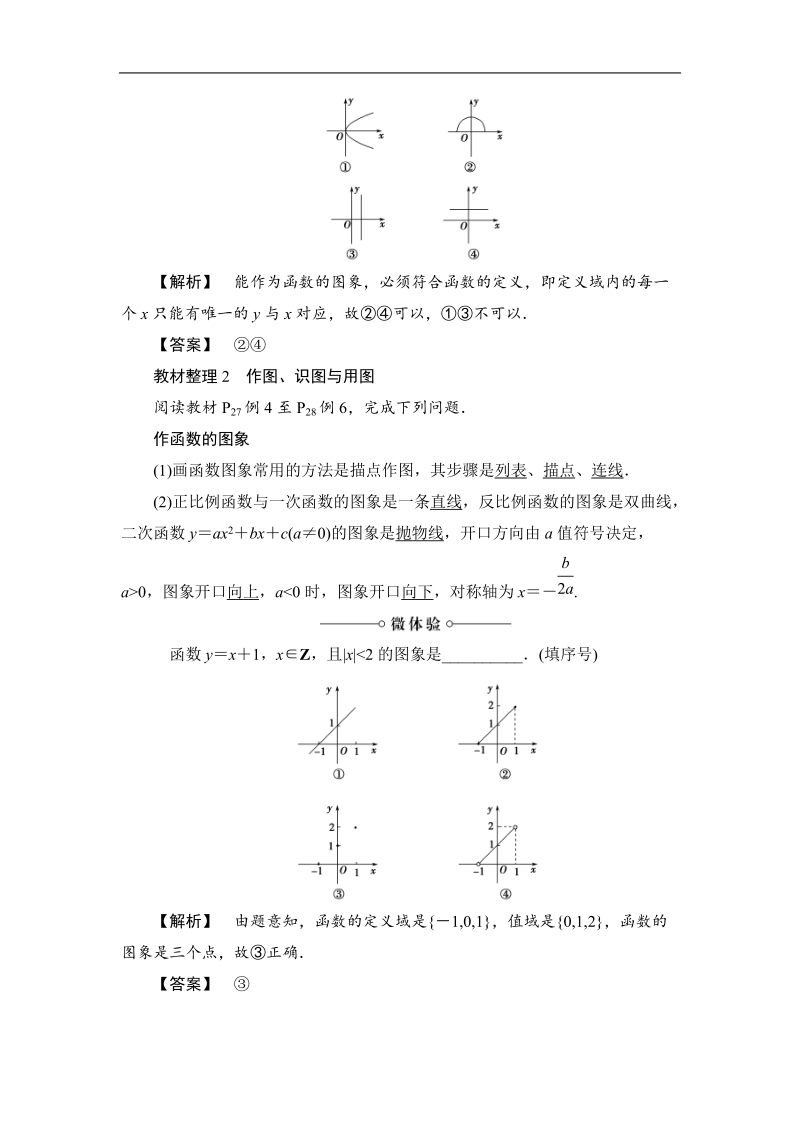 2018版高中数学（苏教版）必修1同步教师用书：第2章 2.1.1 第2课时 函数的图象.doc_第2页