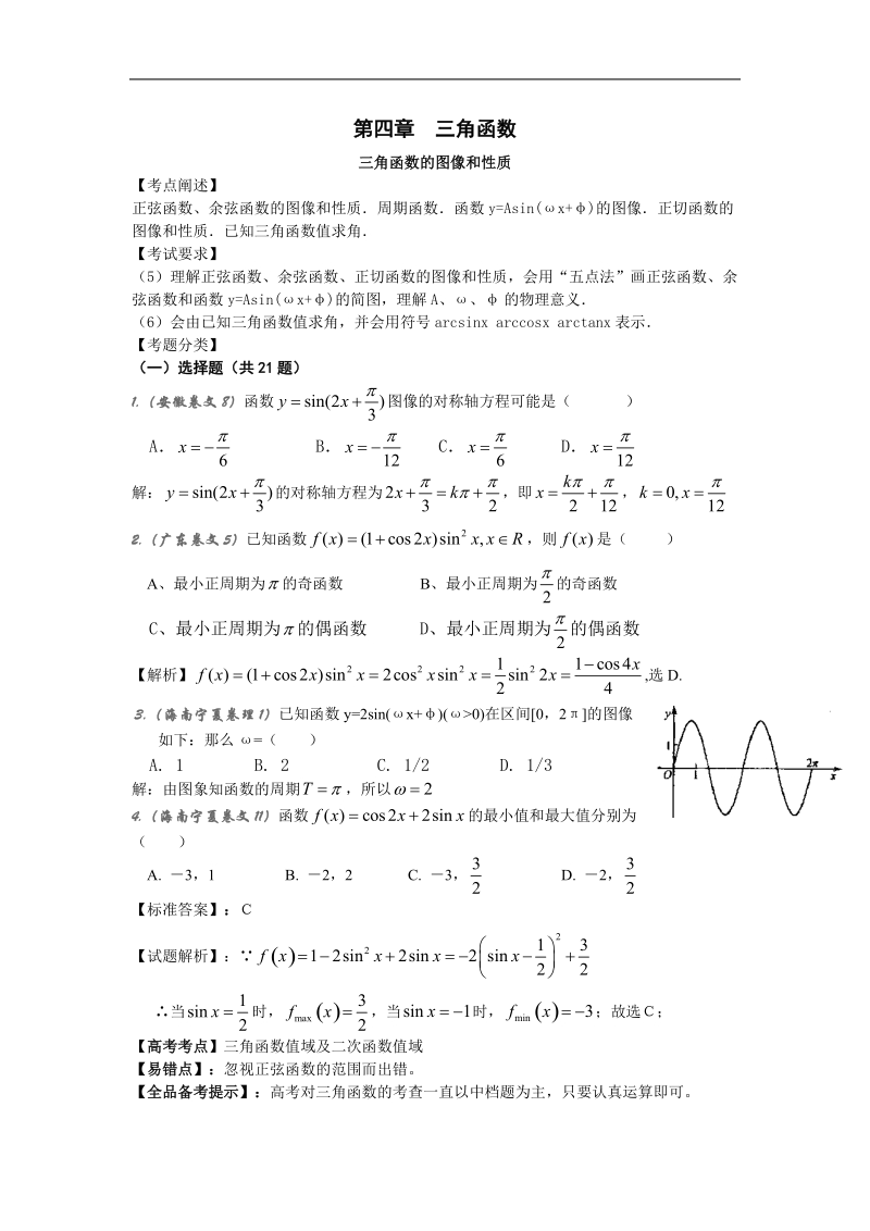 《三角函数的图象与性质》学案5（新人教a版必修4）.doc_第1页