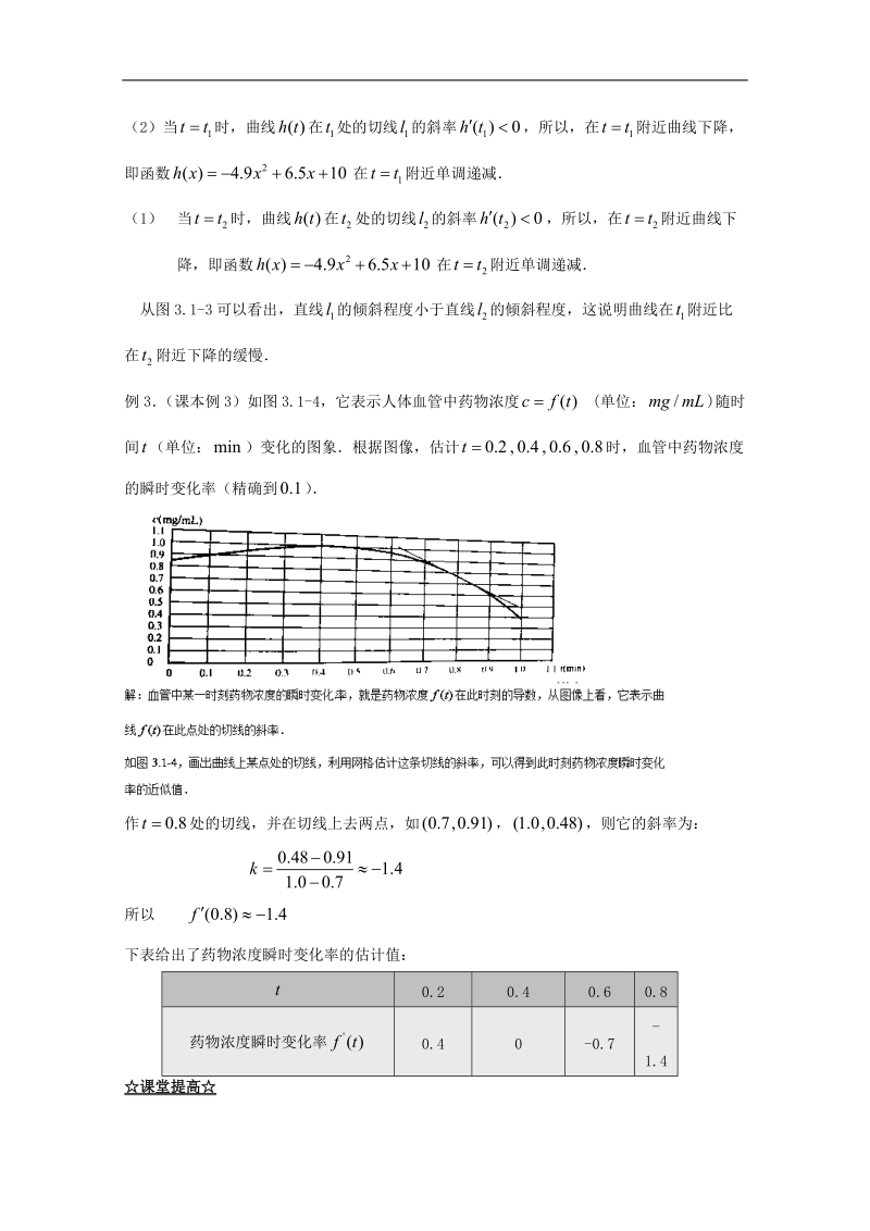 专题1.1.3 导数的几何意义（讲）-高二数学同步精品课堂（提升版）（选修2-2） .doc_第3页