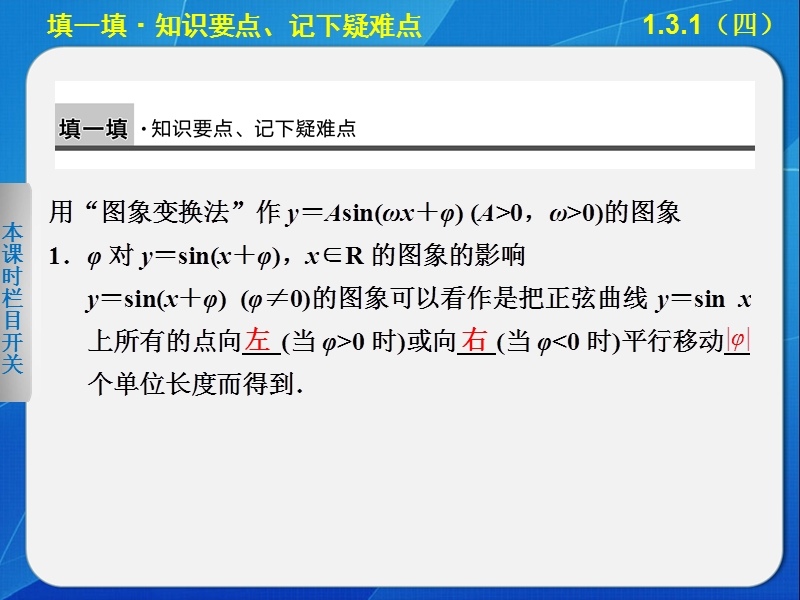 【全优学案】高一数学人教b版必修4课件：1.3.1 正弦函数的图象与性质（四） .ppt_第3页