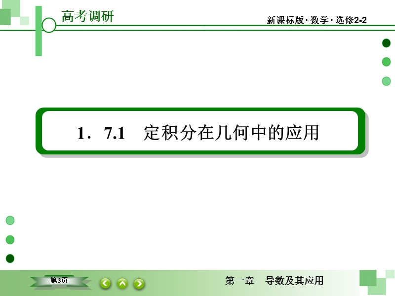 【同步课堂】2015高中数学（人教a版）选修2-2课件：1-7 定积分的简单应用1.ppt_第3页