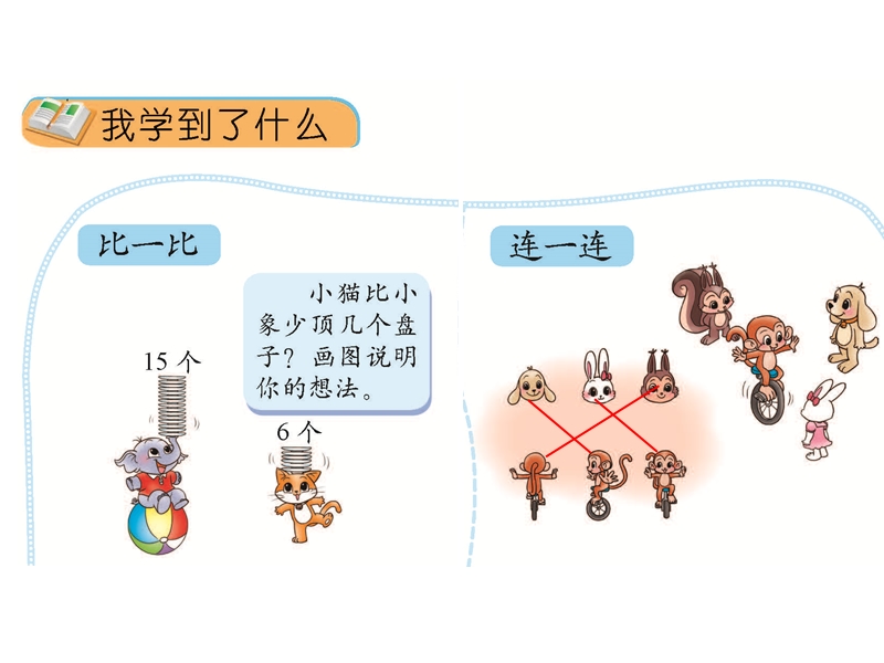 （北师大版）2016春小学一年级下数学课件：第4单元 整理与复习.ppt_第2页