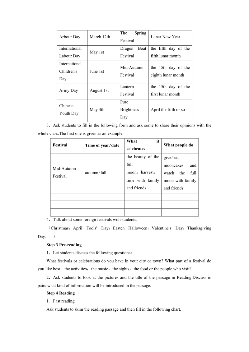 2017年高一英语人教版必修3教案：unit1warmingupandreading+word版含解析.doc_第3页