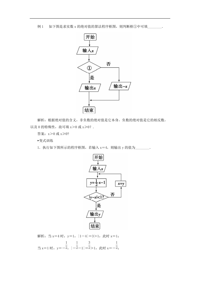 【优选整合】高中数学人教a版选修1-2第四章 框图+章末总结【素材】.doc_第2页